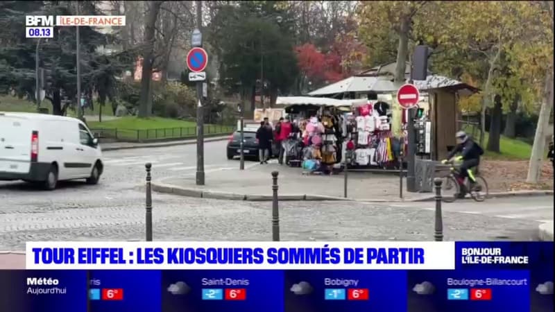 Paris: les kiosquiers doivent partir de la tour Eiffel