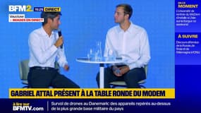 "On est d'une génération qui a vu les États-Unis gagner à chaque fois", affirme Gabriel Attal, président du groupe EPR à l'Assemblée, à propos des géants du numérique #BFM2