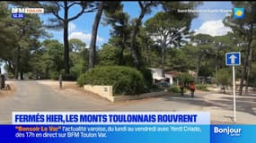 Var: les Monts toulonnais rouvrent 