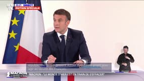 Emmanuel Macron: "Rendre la France plus forte et plus juste, c'est ça le combat des prochaines années"