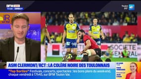 Top 14: les joueurs du RCT en colère lors du match face à l'ASM Clermont
