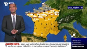 La météo pour ce vendredi 13 septembre 2019