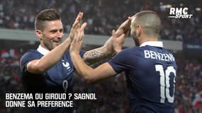 Benzema ou Giroud ? Sagnol donne sa préférence