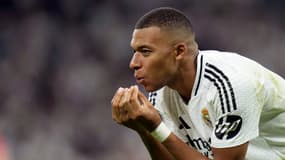 Kylian Mbappé lors de Real-Stuttgart, le 07/09/2024, en Ligue des champions
