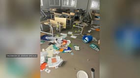 Les dégâts dans l'école se chiffrent à plusieurs milliers d'euros selon le maire de Bron.
