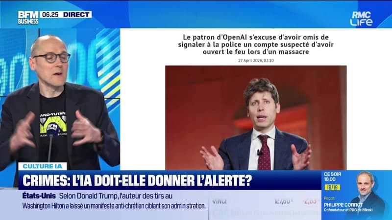Culture IA : Crimes, l'IA doit-elle donner l'alerte ?, par Anthony Morel - 27/04