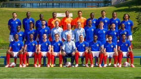 La photo officielle de l'équipe de France pour l'Euro 2024
