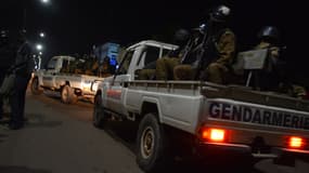 Des forces de l'ordre à Ouagadougou, le 14 août 2017.