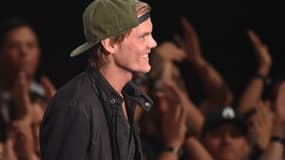 Avicii lors des iHeartRadio Music Awards à Los Angeles, le 1er mai 2014 