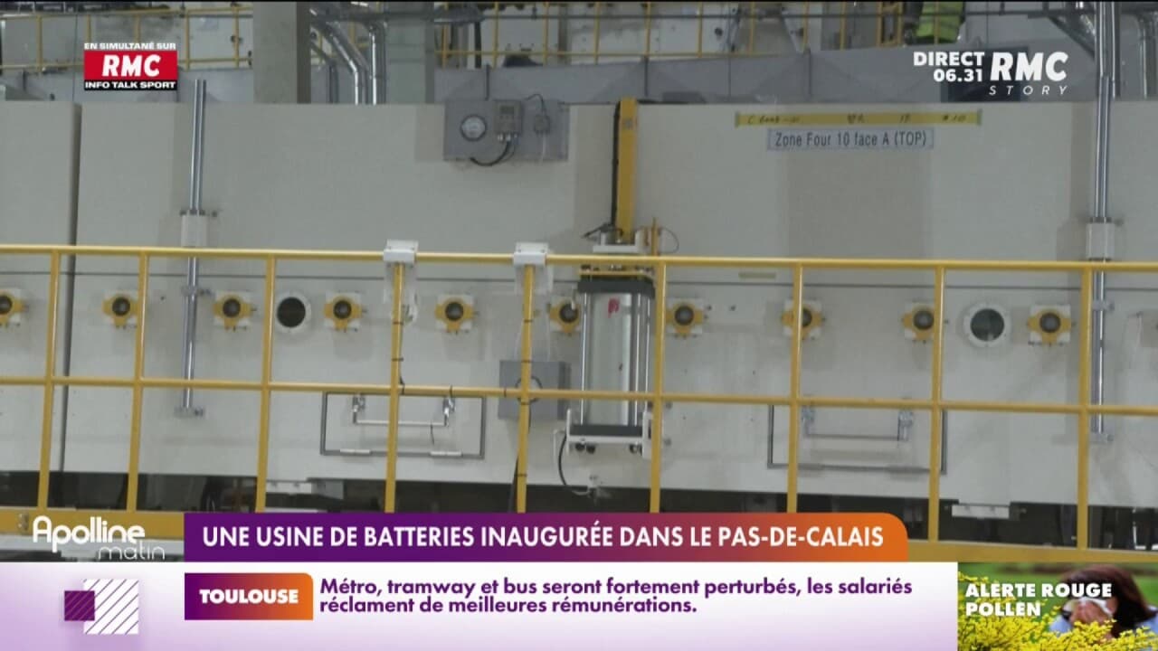 Une usine de batteries inaugurée dans le PasdeCalais