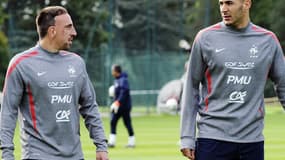 Franck Ribéry et Karim Benzema