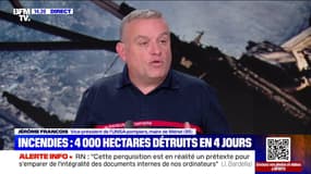 Incendies: "40% des départs de feu (d'origine humaine) sont dû à de la malveillance", assure le vice-président de l'UNSA-pompiers