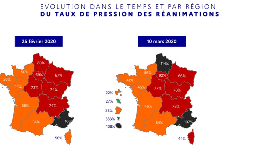 La pression sanitaire est particulièrement forte dans trois régions 