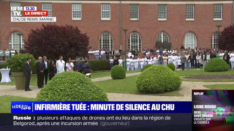 Infirmière tuée à Reims: le personnel du CHU respecte une minute de silence