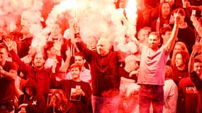 Des supporters d'Antwerp.