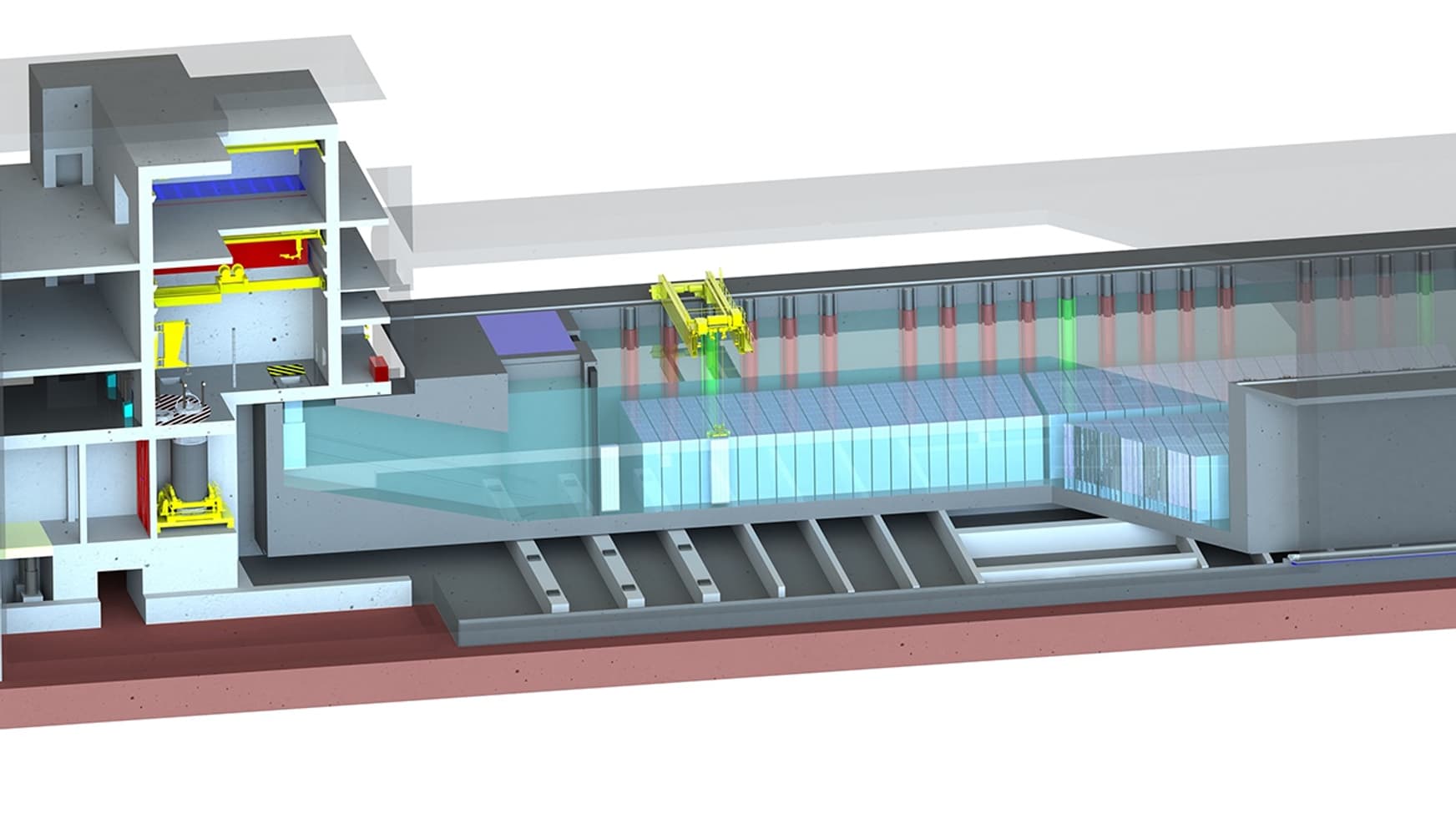 L’installation envisagée par EDF est une piscine constituée de deux bassins d’entreposage, de capacité et de conception identique, dont la mise en service serait échelonnée dans le temps.