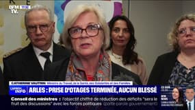 Prise d'otages à la prison d'Arles: la ministre de la Santé, Catherine Vautrin, se "réjouit que la situation soit désormais réglée"