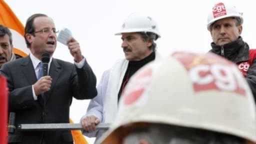 La loi "Florange" est une promesse du candidat François Hollande prise en février 2012.