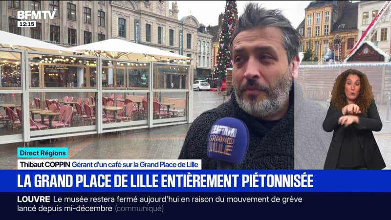 La Grand Place de Lille devient piétonne de façon permanente