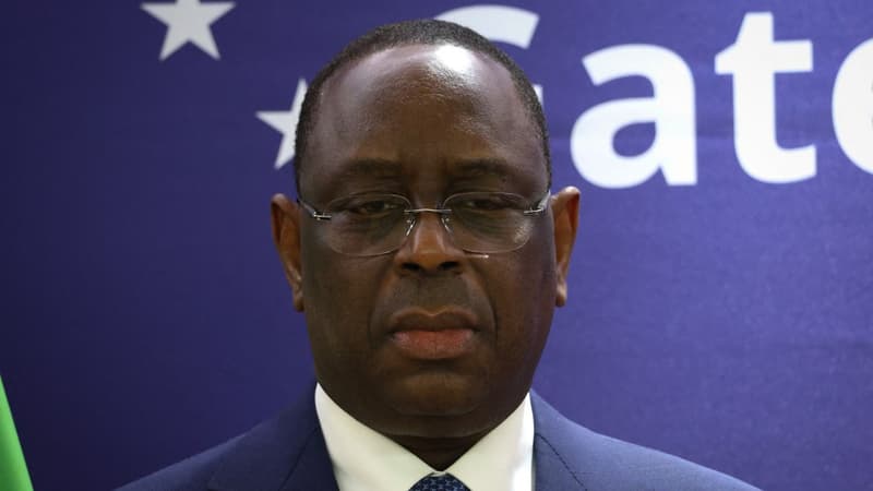 Le président du Sénégal, Macky Sall, à Bruxelles le 25 octobre 2023