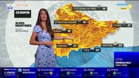Météo Côte d'Azur: des averses parfois orageuses ce mardi, jusqu'à 27°C à Nice