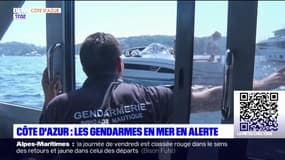 Côte d'Azur: les gendarmes en mer en alerte