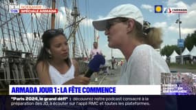 Armada 2023: une artiste peint les bateaux