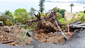 Un glissement de terrain perturbe le trafic dans les Alpes-Maritimes