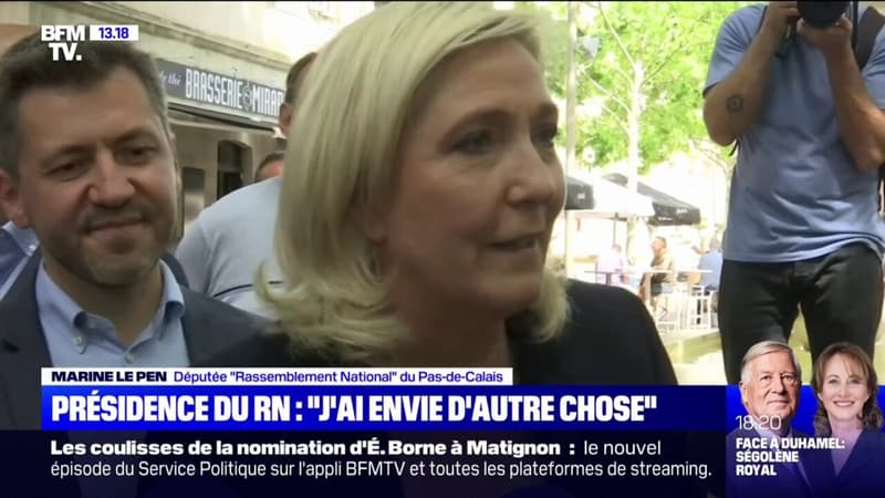 Présidence du RN: Marine Le Pen 
