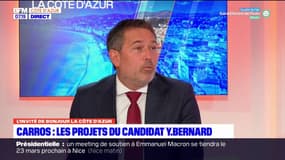 Yannick Bernard, candidat à la mairie de Carros, était l'invité de BFM Côte d'Azur le 15/03/2022