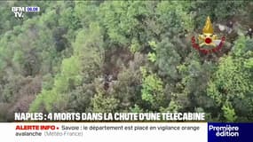 Italie: quatre personnes sont mortes après la chute d'une télécabine à Naples