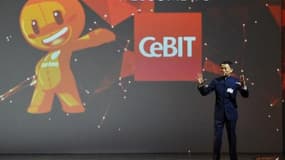 Jack Ma a pris la parole quelques minutes après le discours d'Angela Merkel, en ouverture du salon Cebit de Hanovre, le plus important rendez vous mondial de la high tech.