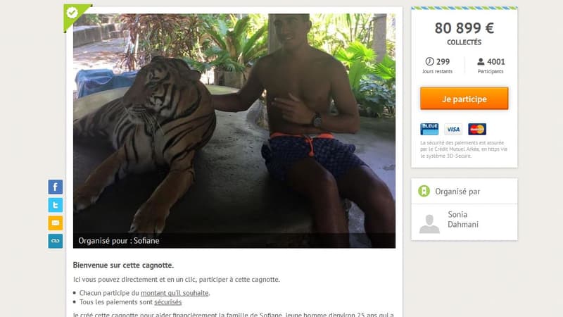 La campagne de dons a atteint les 80.000 euros.