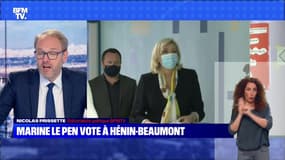 Marine Le Pen vote à Hénin-Beaumont - 27/06