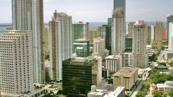 Miami en Foride est très touché par les ouragans