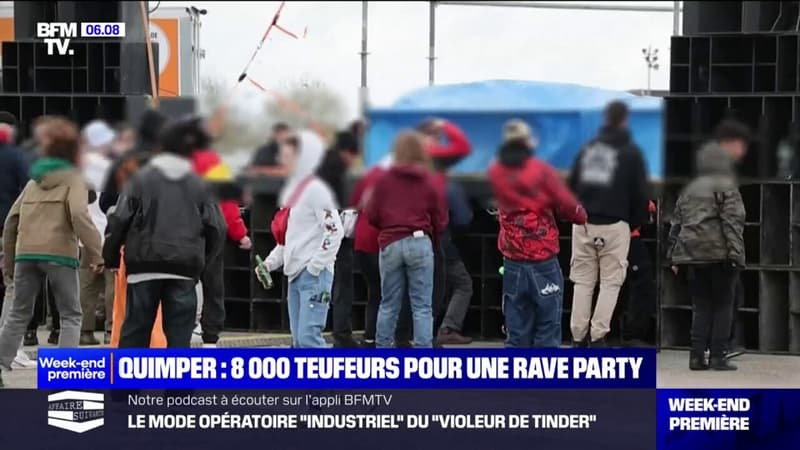 À Quimper, 8.000 personnes réunies pour une rave party sur l'aéroport
