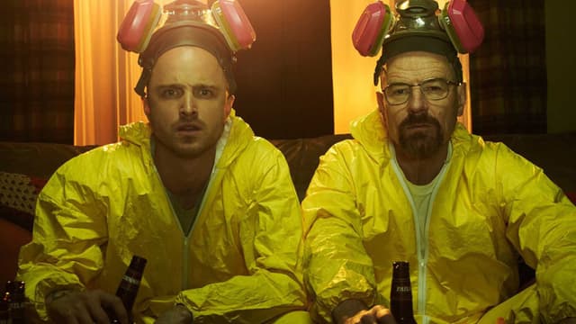 Aaron Paul et Bryan Cranston dans "Breaking Bad"