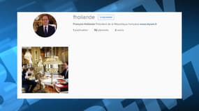 Le profil de François Hollande sur Instagram. 