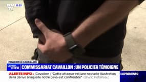 Voitures de police incendiées à Cavaillon: "Ça nous donne envie d'aller chercher ceux qui ont fait ça" témoigne un des policiers de la ville