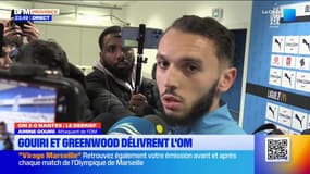 OM-Nantes: la réaction d'Amine Gouiri après la victoire marseillaise