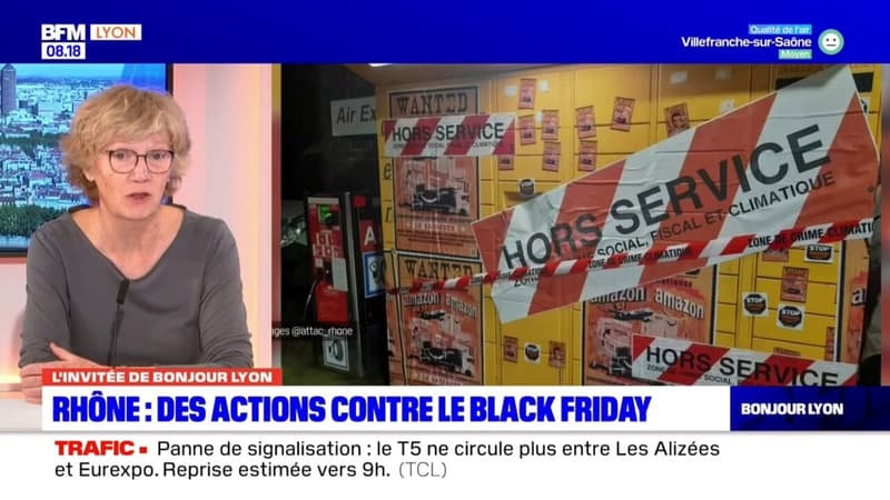 Black Friday: des actions menées par des militants dans le Rhône