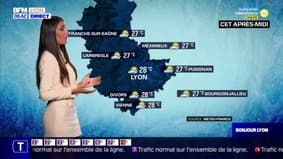 Météo Rhône: un jeudi chaud, mais un peu plus nuageux, jusqu'à 28°C à Lyon