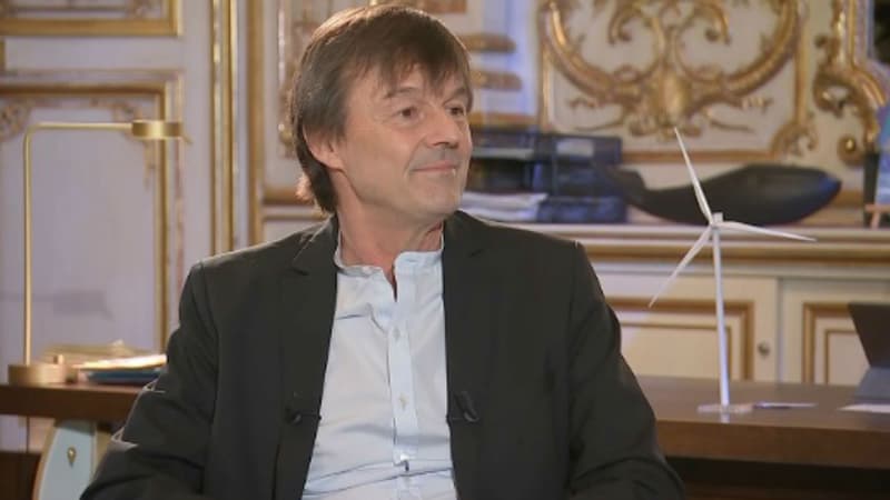 Nicolas Hulot dans son ministère le 25 janvier 2018