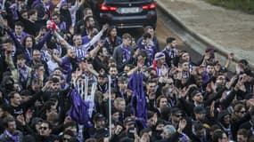 Les supporteurs du TFC à Lisbonne le 15 février 2024