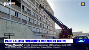 Marseille: un nouvel incendie se déclare dans l'immeuble du parc Kalliste
