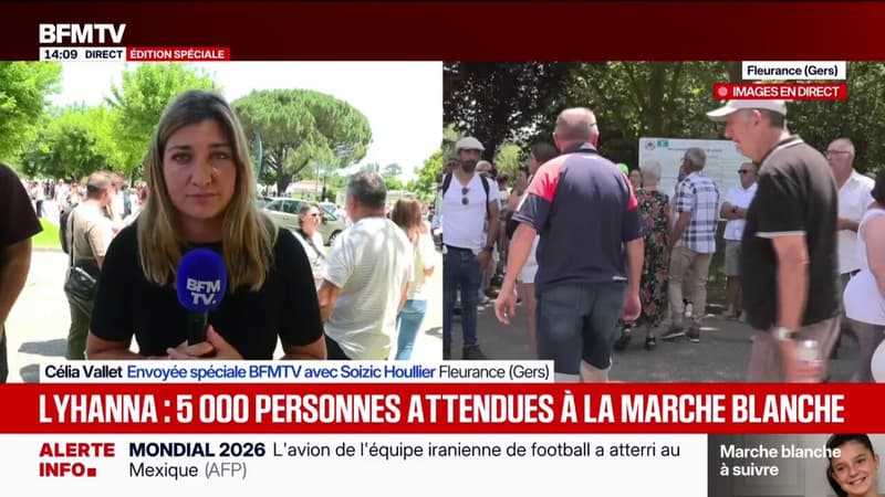 Marche blanche pour Lyhanna: des participants émus et choqués