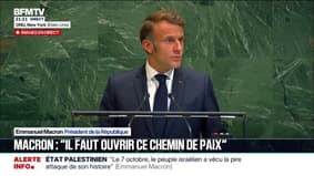 Emmanuel Macron: "Je déclare que la France reconnaît aujourd'hui l'État de Palestine"
