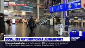 Grève: des perturbations à l'EuroAirport 