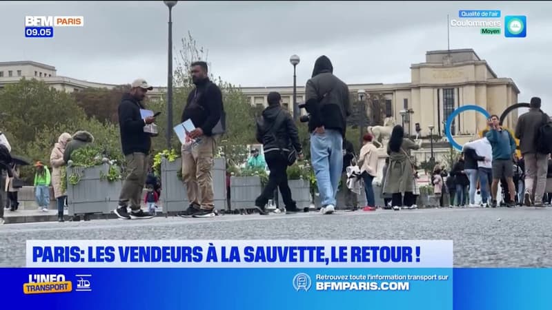 Paris: le retour des vendeurs à la sauvette (1/1)