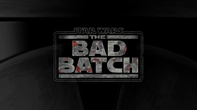 Logo de la série animée "The Bad Batch", située dans l'univers "Star Wars"